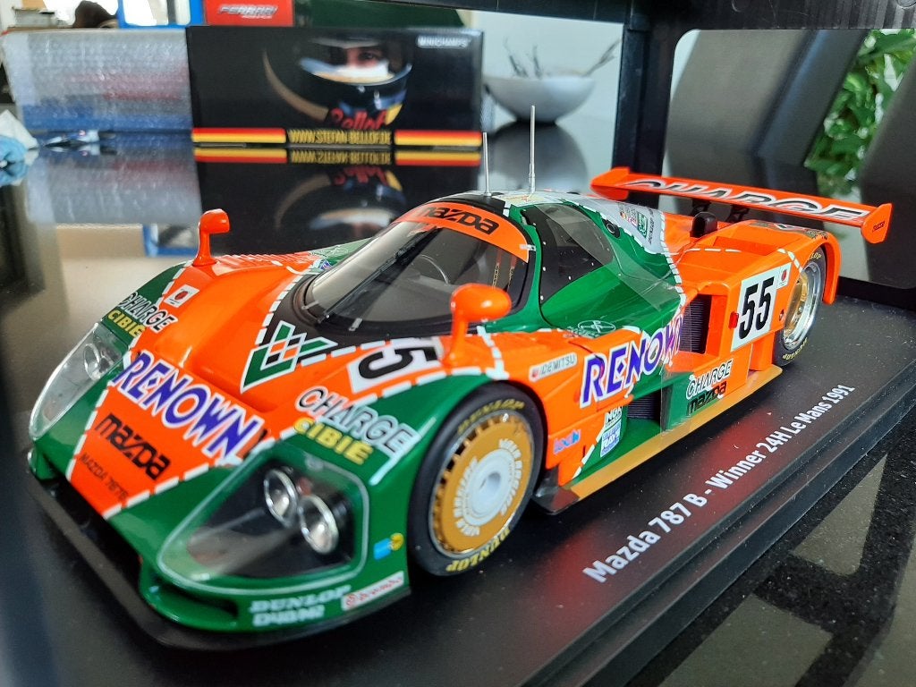 Mazda 787B Vainqueur des 24 Heures du Mans 1991 1:18, Enlèvement ou Envoi, Neuf, Autres marques