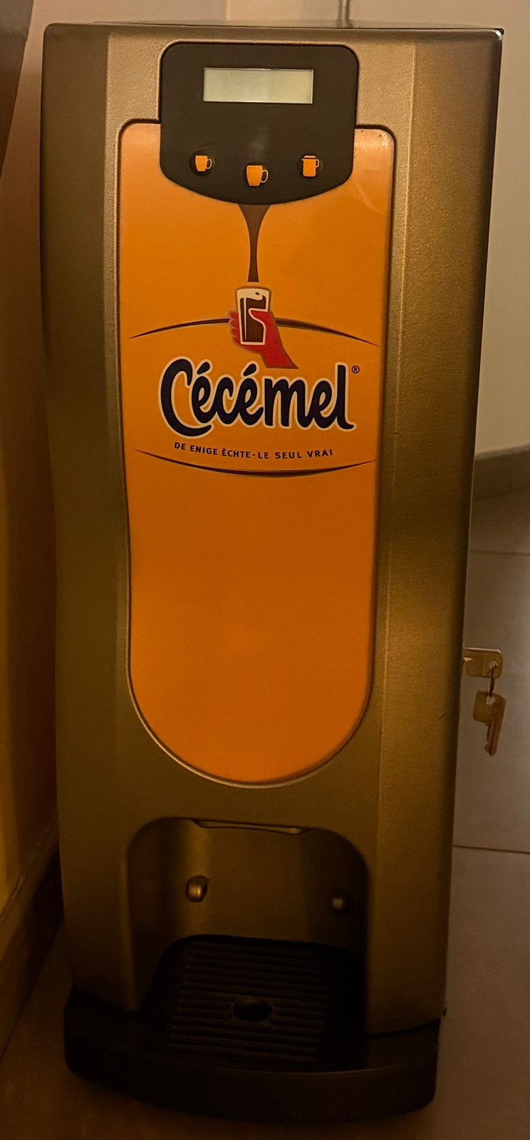 Cécemel machine, Ophalen, Gebruikt