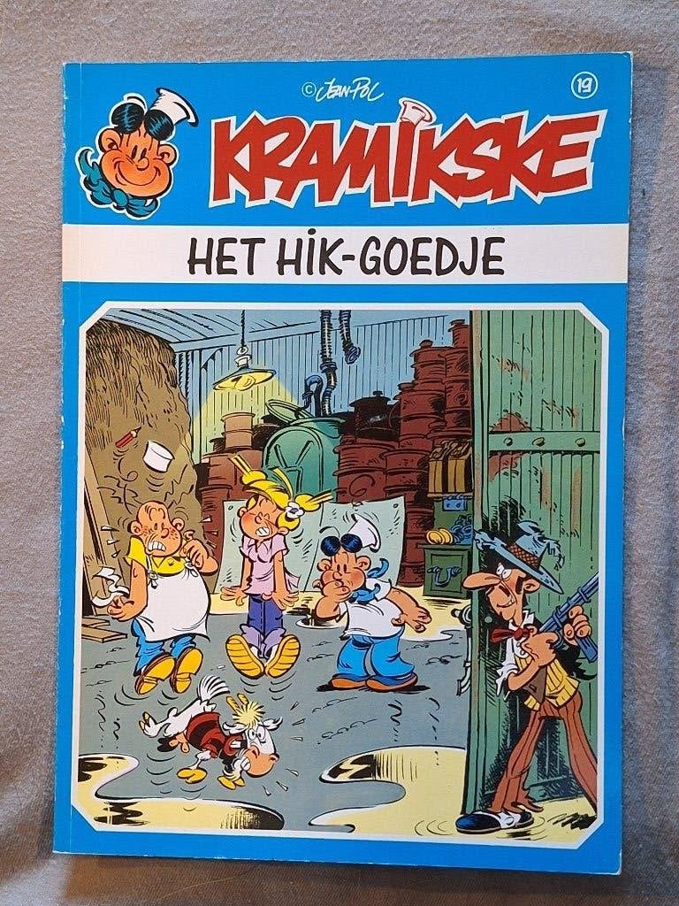 Kramikske 19: het hik-goedje, Eén stripboek, Ophalen of Verzenden, Zo goed als nieuw