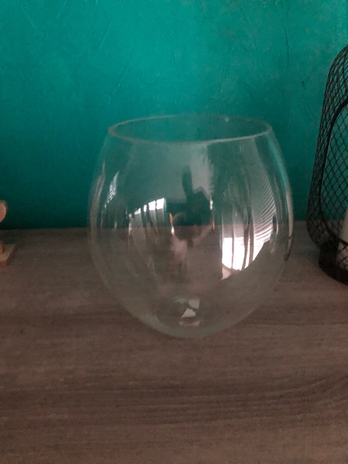 Visbokaal 21 cm hoog, Ophalen, Zo goed als nieuw, Leeg aquarium