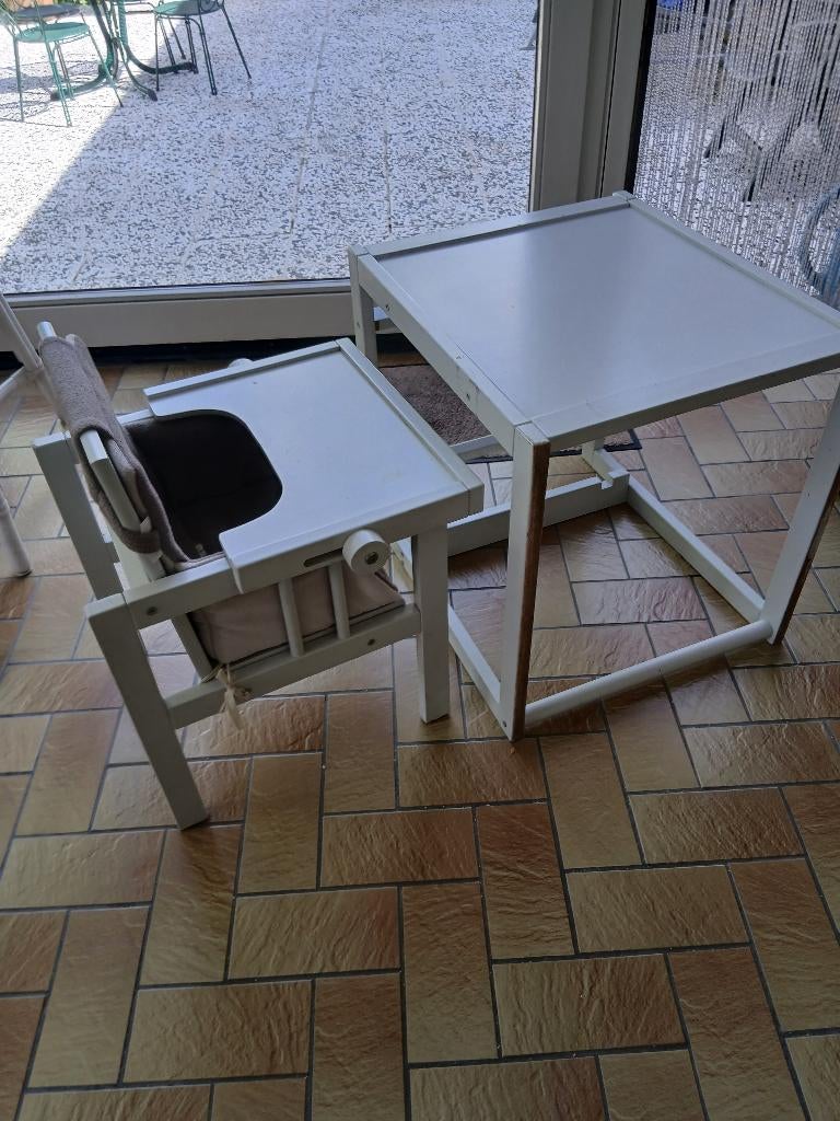 chaise + lit + table à langer pour bébé, Enlèvement, Comme neuf, Lit