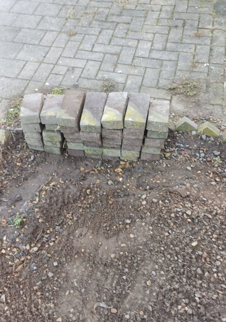 bakstenen, Ophalen, Zo goed als nieuw, Bakstenen
