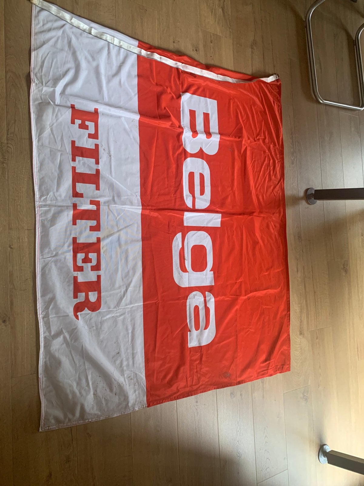 Grote XL vlag Belga Filter 115 x 145 cm, Ophalen of Verzenden, Zo goed als nieuw
