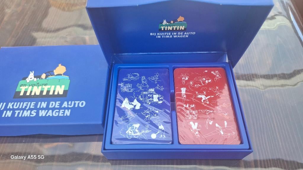 Set speelkaarten Kuifje nieuw, Verzamelen, Ophalen of Verzenden, Nieuw, Speelkaart(en)