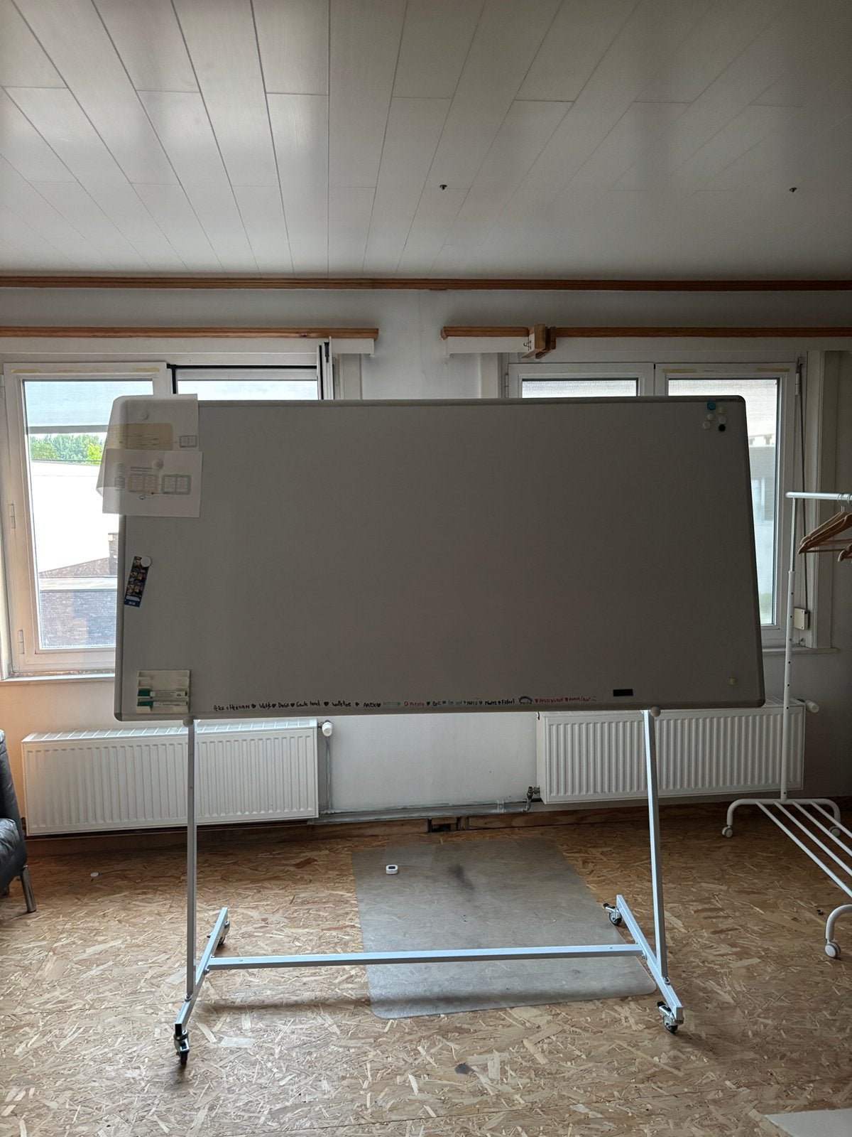 Whiteboard magnetisch  2m x 1m, Ophalen, Gebruikt