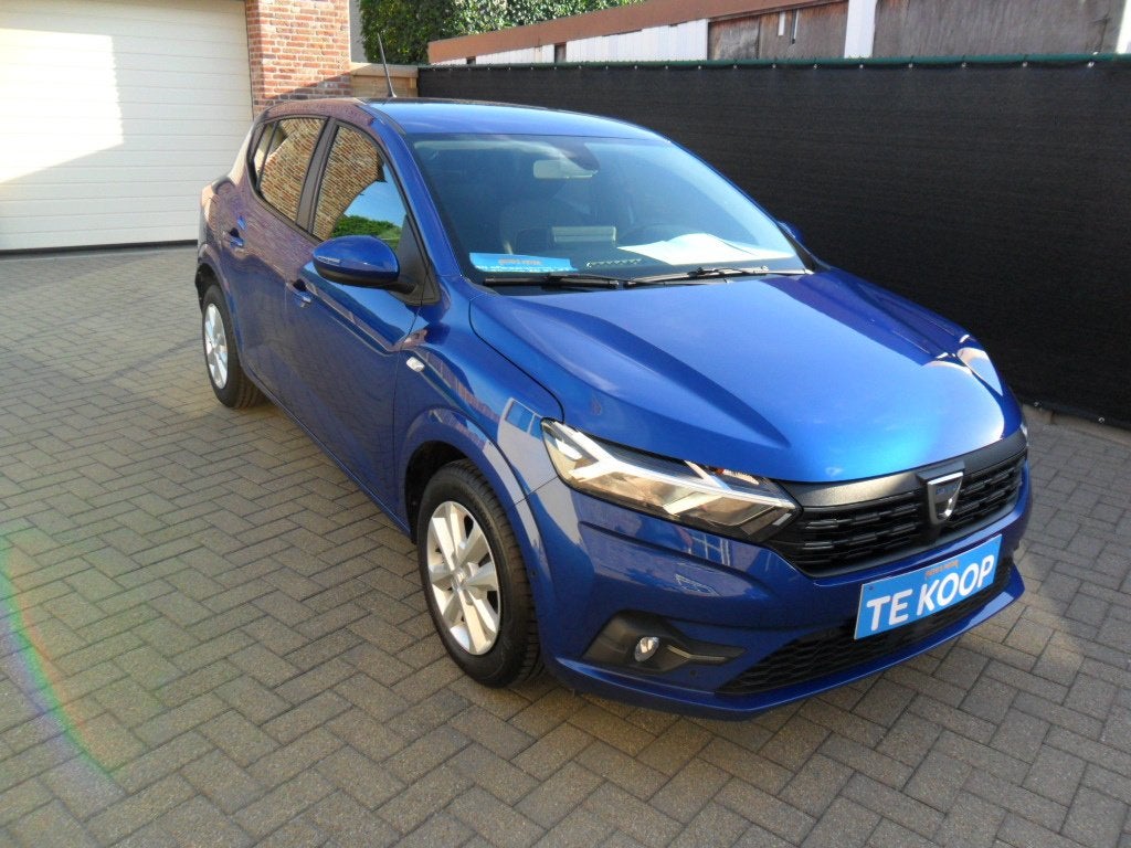 Dacia Sandero Comfort 1.0 i airco , ....2022, Auto's, Stof, Euro 6, Blauw, https://public.car-pass.be/vhr/08b8b67f-e854-4d3f-a32d-1247d3606992