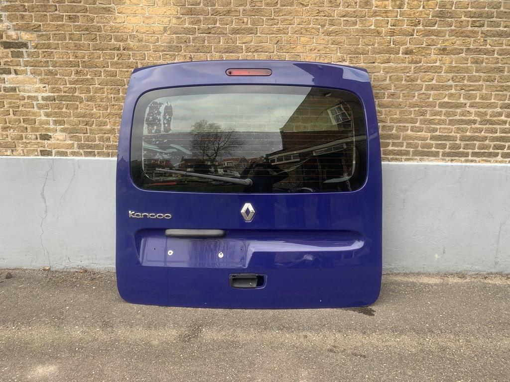 achterklep met raam renault kangoo 2008 tot 2020 blauw bus, Arrière, Renault, -, Haillon arrière