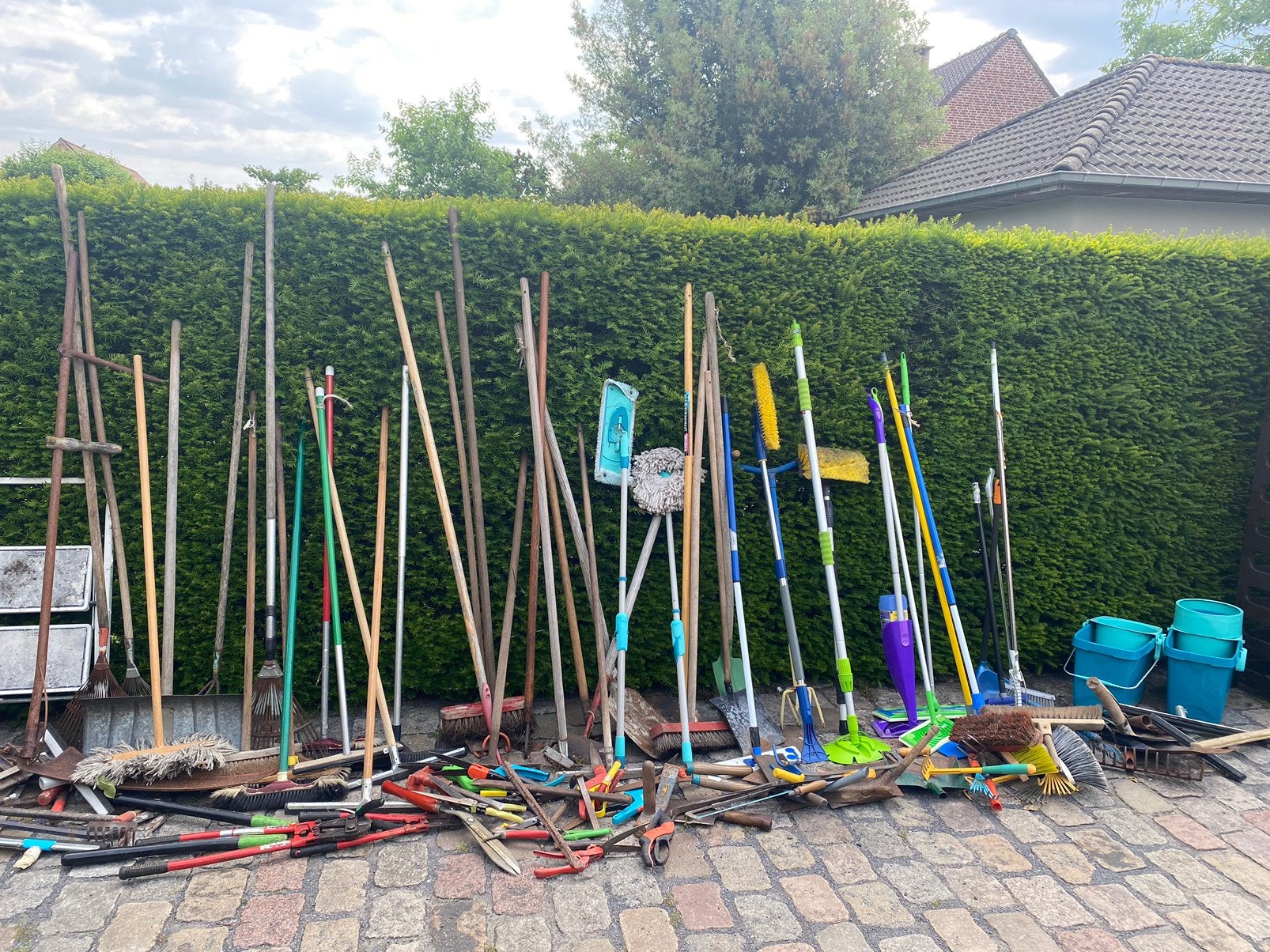 Lot gereedschap allerlei, Ophalen