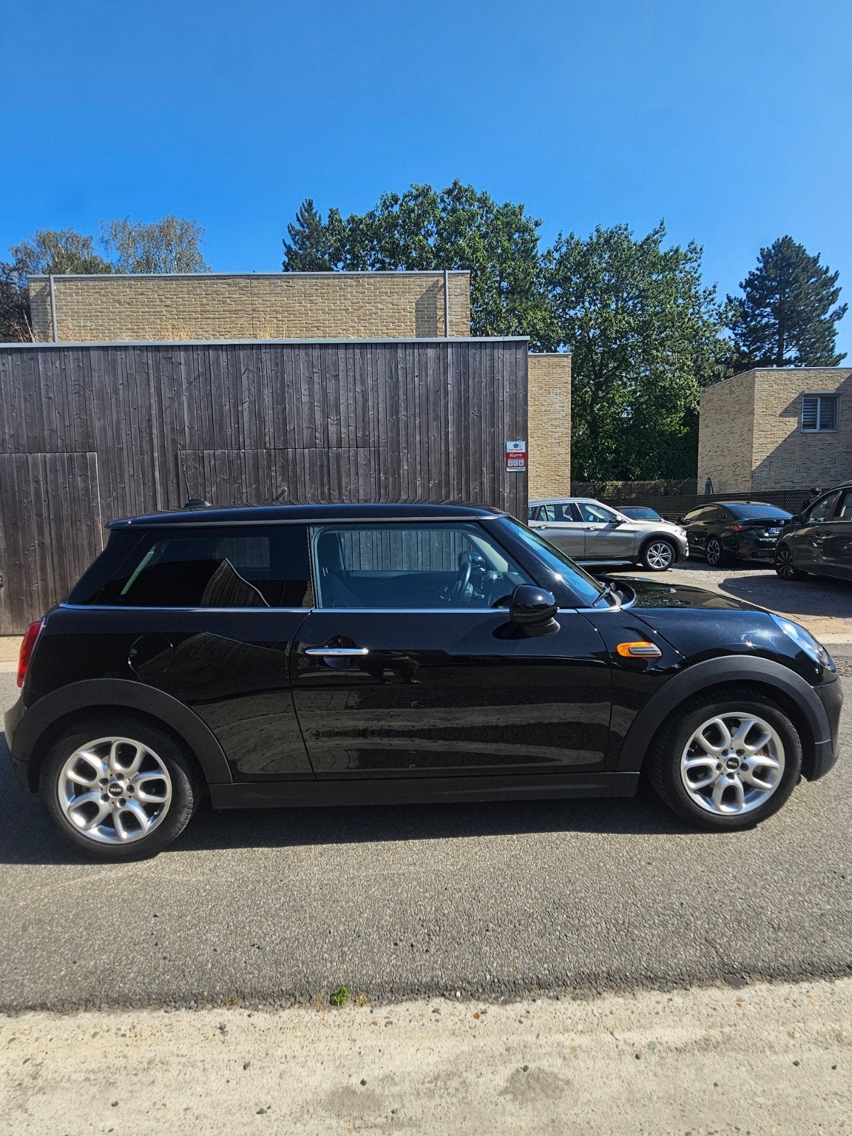 Mini cooper  2015 met 12 maanden garantie, Auto's, 4 zetels, Zwart, Bedrijf, 1500 cc