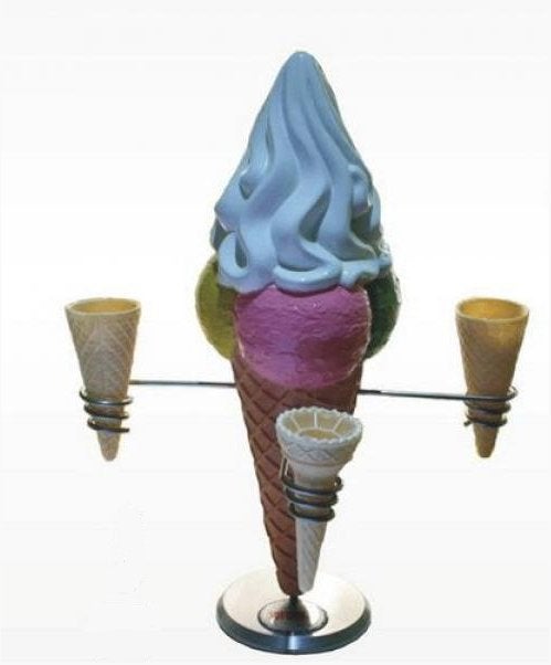 Carrousel à glaces pour glaces molles et glaces