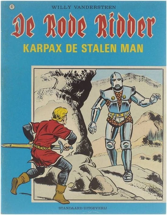 stripverhaal de rode ridder Karpax de stalen man, Enlèvement ou Envoi
