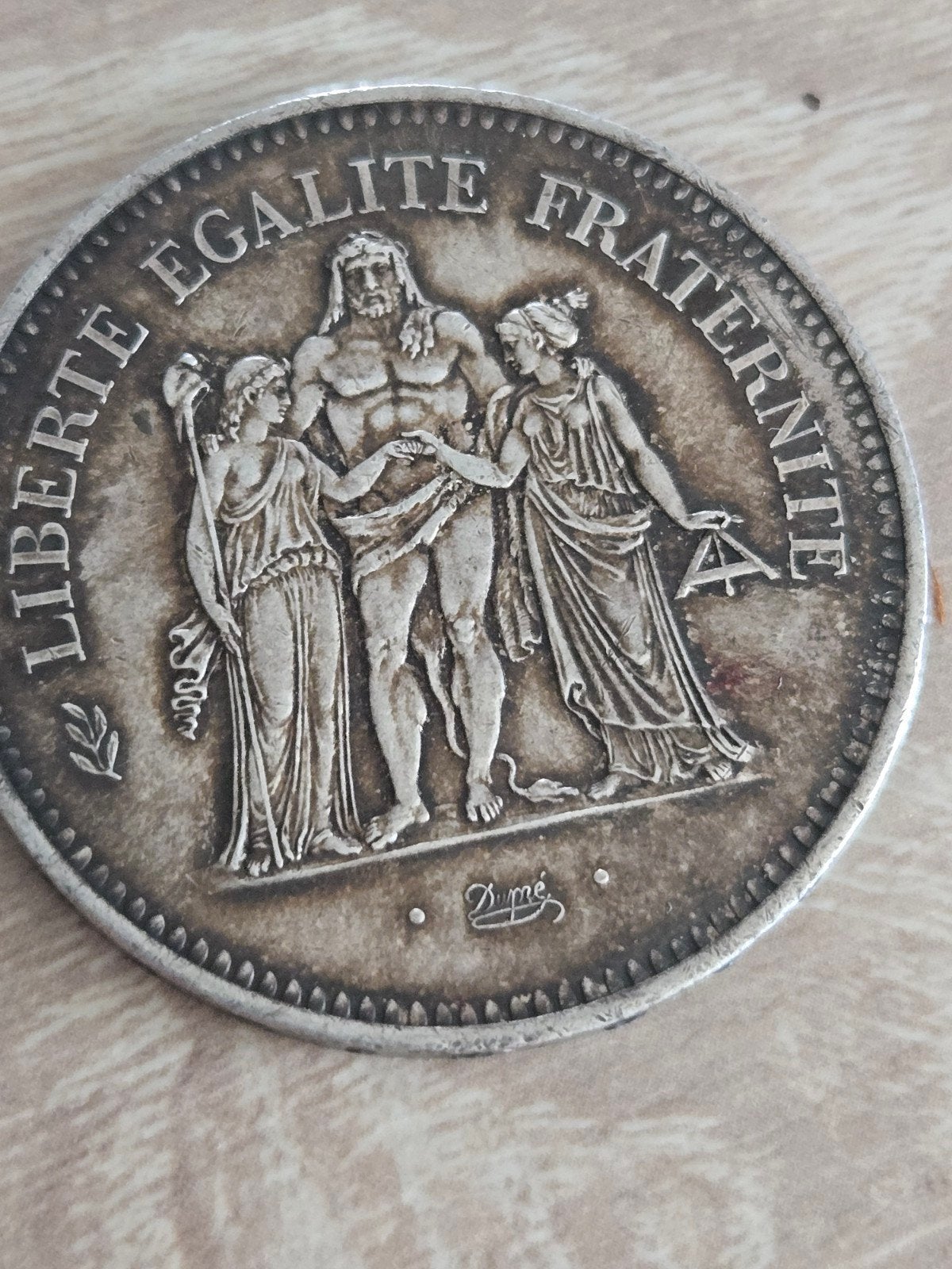 Pièce 50 Francs Hercule 1978, Enlèvement, Argent