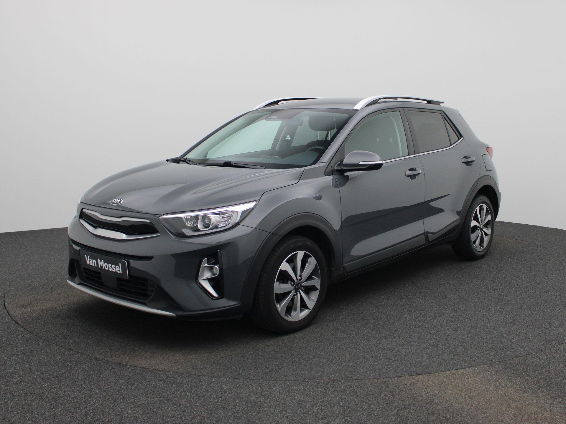 Kia Stonic 1.0 T 100 Pulse, Autos, Argent ou Gris, Euro 6, Entreprise, Boîte manuelle