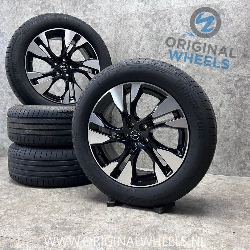 18 inch originele velgen + zomerbanden Opel Grandland X, 18 inch, Gebruikt, -, -
