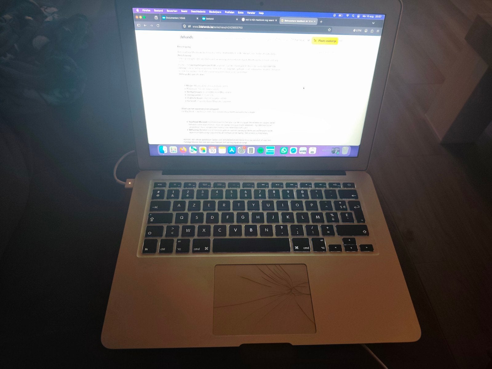 Betrouwbare MacBook Air 13 inch (2015), Computers en Software, Ophalen, Gebruikt, 8 GB, 13 inch