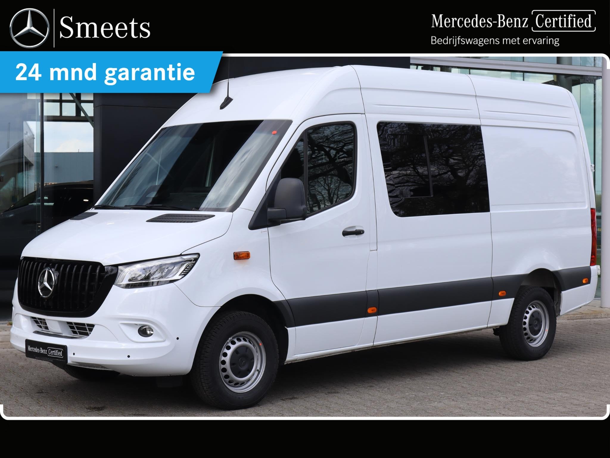 Mercedes-Benz Sprinter 317 L2H2 DC 6 pers. 3.5T TREKHAAK, Autos, 2430 kg, Achat, Entreprise, Diesel