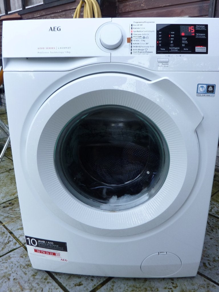 Wasmachine AEG serie 6000 voor 8kg was, Ophalen, 1200 tot 1600 toeren, Energieklasse A of zuiniger, 8 tot 10 kg