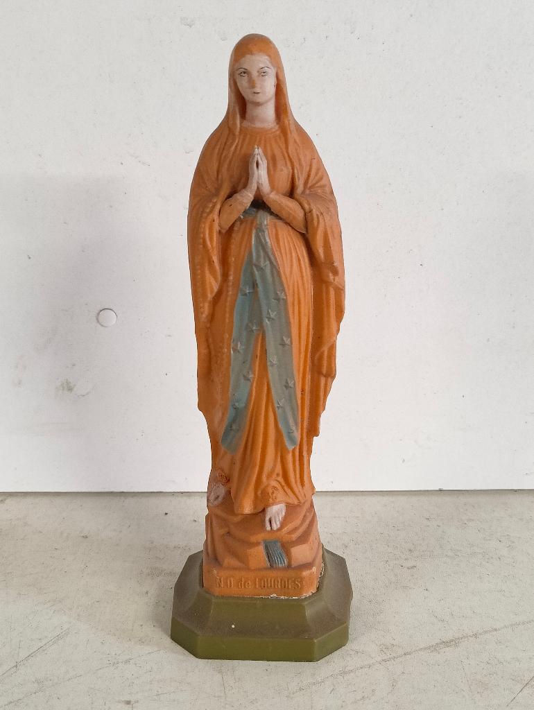 Religieus beeld Heilige maagd Maria - ND Lourdes, Antiek en Kunst, Antiek | Religieuze voorwerpen, Ophalen of Verzenden