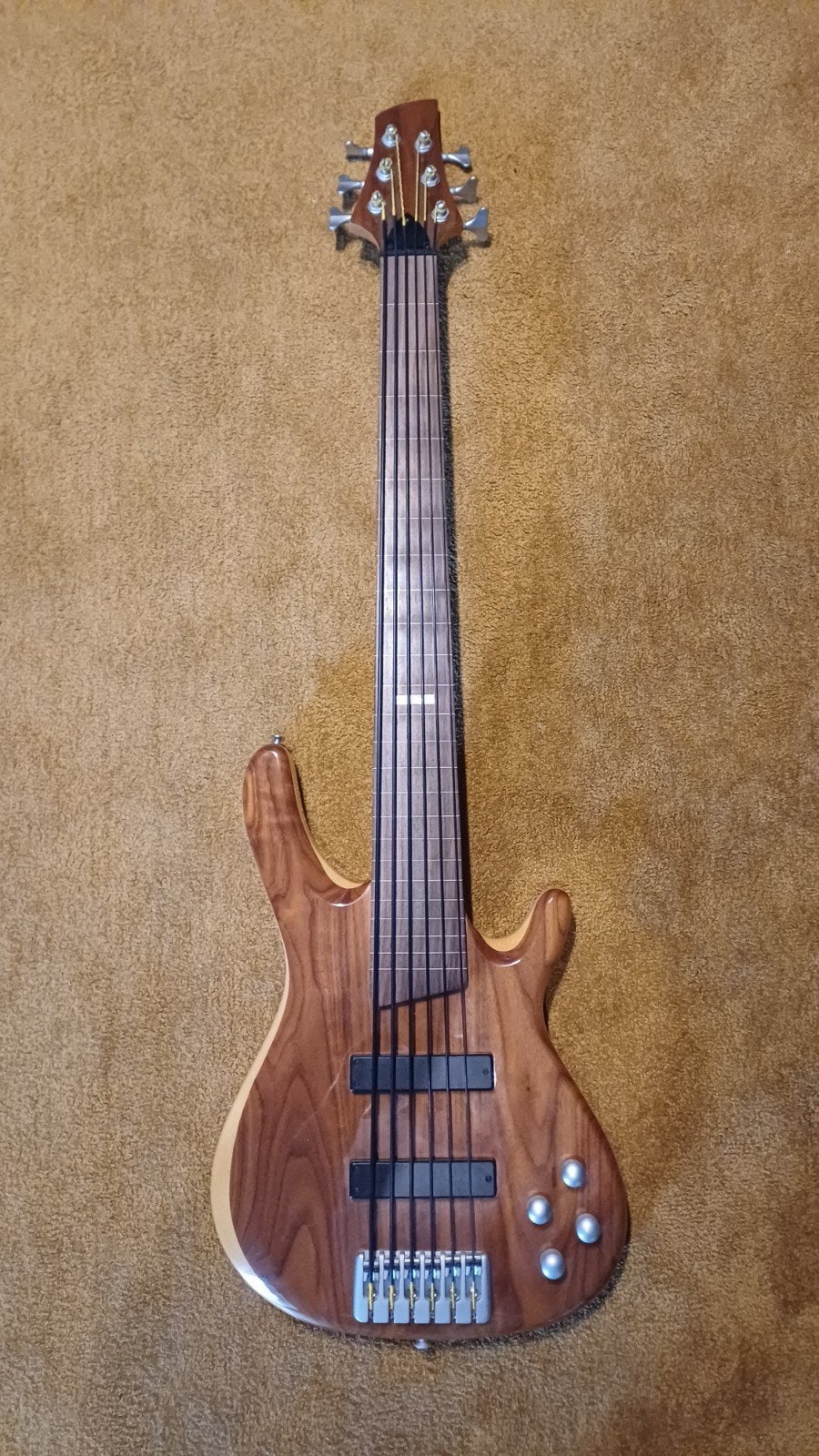 Fretless bas (6-snarig), Musique & Instruments, Instruments à corde | Guitares | Basses, Enlèvement ou Envoi, Comme neuf, Électrique