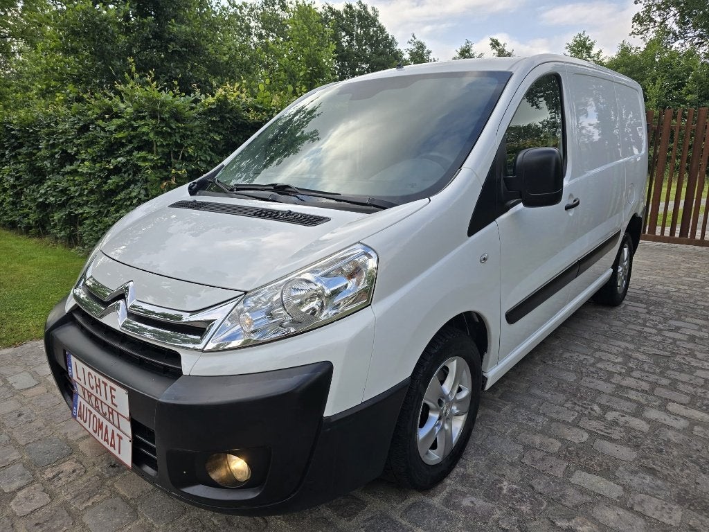 Citroën Jumpy 2.0 HDI Automaat lichte vracht / 131.672 km, Auto's, Bestelwagens en Lichte vracht, Euro 5, Stof, Zwart, 4 cilinders