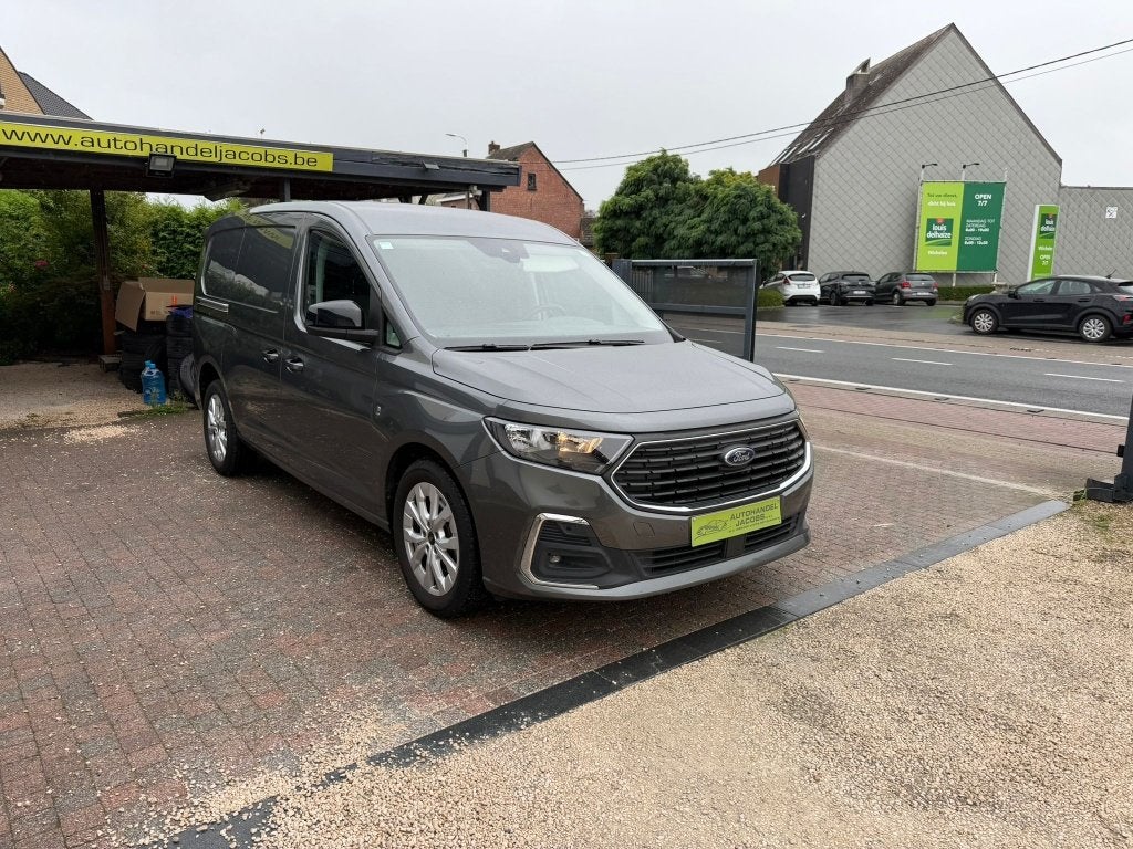 FORD TRANSIT CONNECT * 122PK * AUT * LIMITED * L2 * CAMERA, Autos, 90 kW, Argent ou Gris, Euro 6, Entreprise