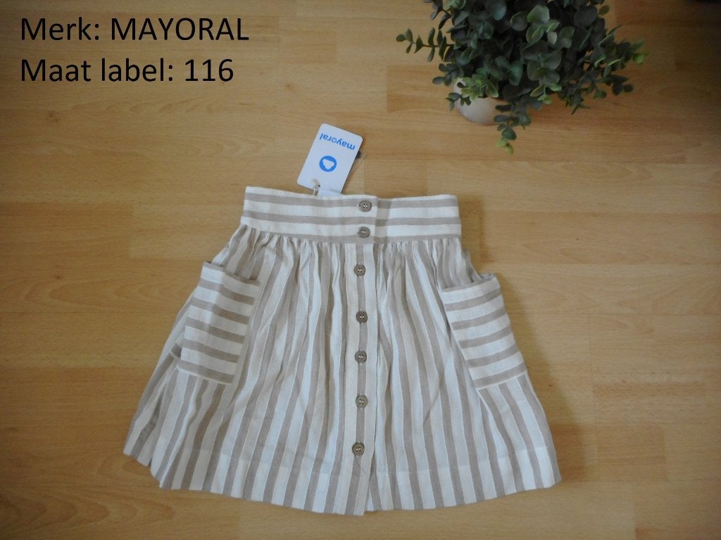 Rok - MAYORAL - maat 116 (nieuw met label), Ophalen of Verzenden, Nieuw, Meisje