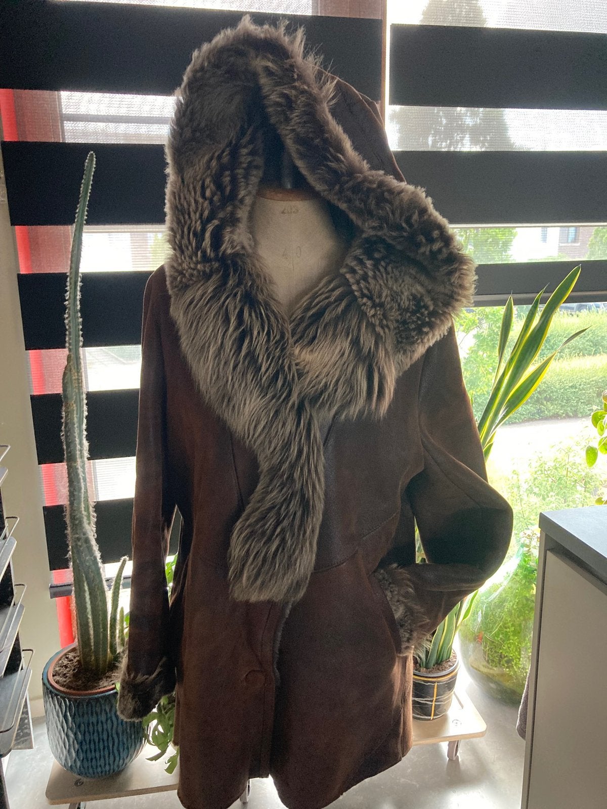 Shearling Lammy Coat dames, Ophalen of Verzenden, Gedragen