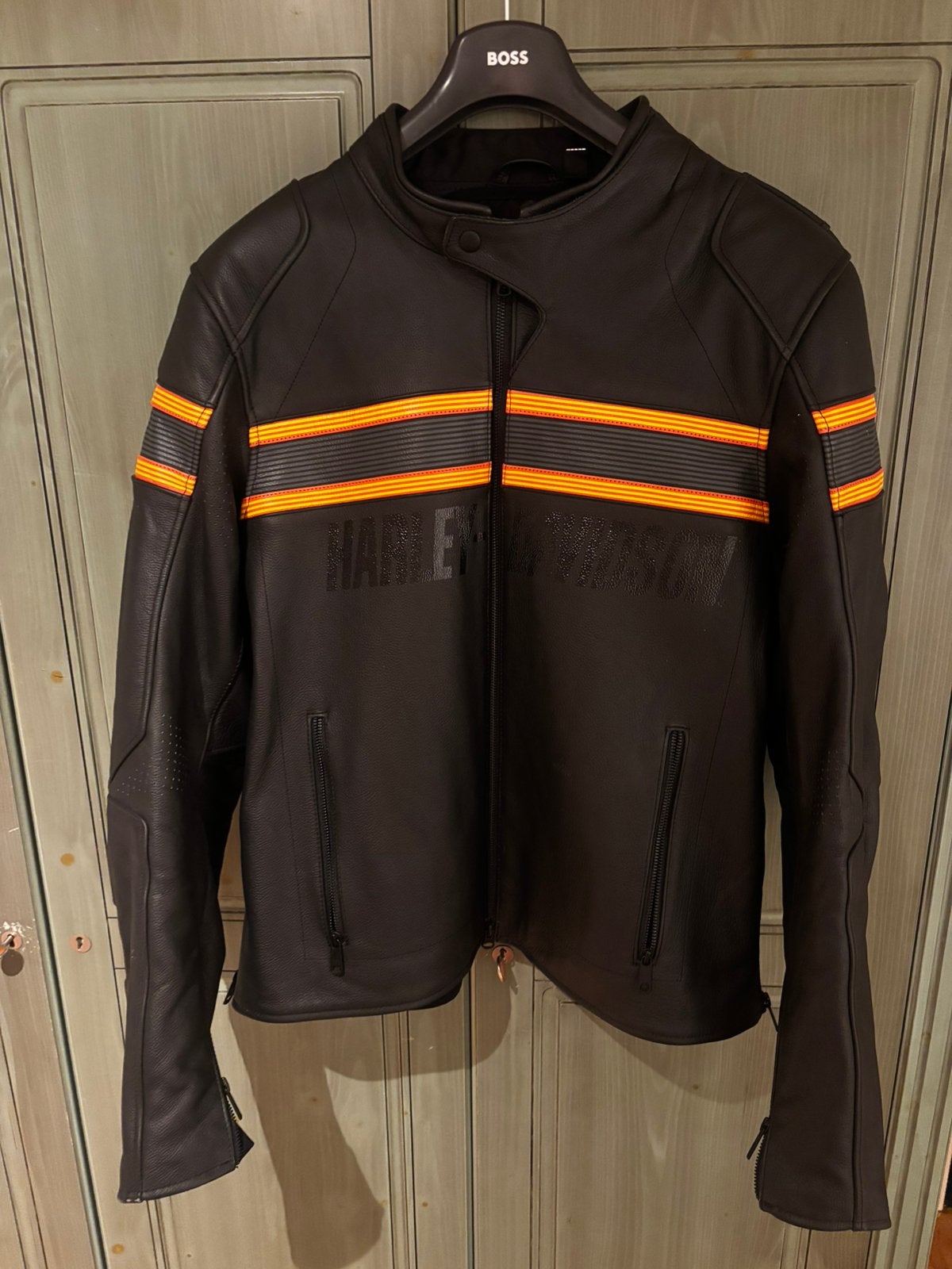 Motorvest Harley Davidson - Slim XL, Motoren, Ophalen, Nieuw zonder kaartje, Heren, Jas | leer