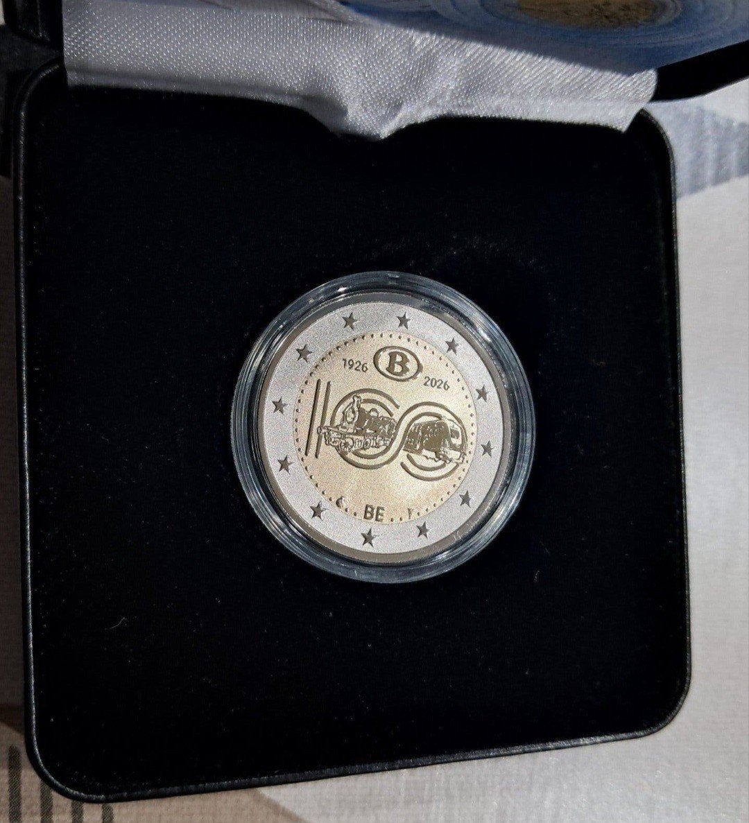 2 euro Belgique 2026 SNCB - Polissage Inversé, Timbres & Monnaies, Enlèvement ou Envoi, Belgique, 2 euros