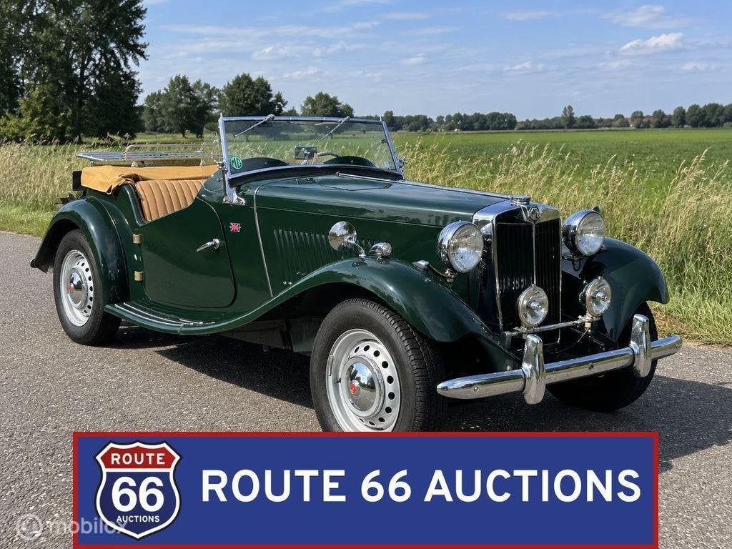 MG TD | 1953 | Route 66 Auctions, Autos, Achat, Entreprise, Boîte manuelle, Autre carrosserie