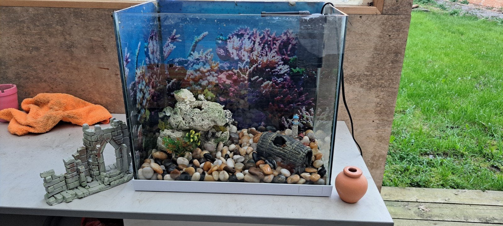 Aqarium's, Ophalen, Zo goed als nieuw