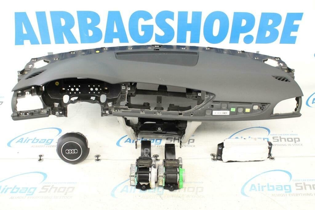 Airbag kit Tableau de bord bleu gris haut-parleur Audi A6 4G
