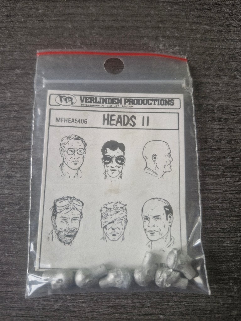 Verlinden 1/35 Heads II, Enlèvement ou Envoi, Neuf, 1:35 à 1:50, Personnage ou Figurines