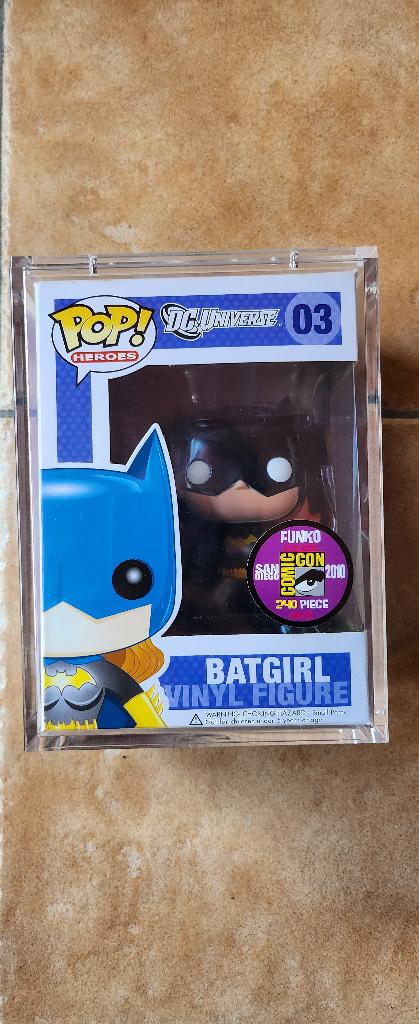 Batman grail batgirl metallic comic con exclusive funko pop, Enlèvement ou Envoi, Neuf