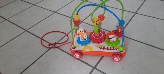 kralenspiraal 18 maand, Kinderen en Baby's, Ophalen, Zo goed als nieuw, Duw- of Trekspeelgoed