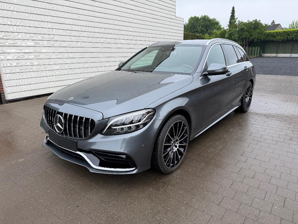 Mercedes C 220 D AMG-Line I 108000 km I 19" I Topstaat, Auto's, Automaat, Achterwielaandrijving, 143 kW, 4 cilinders