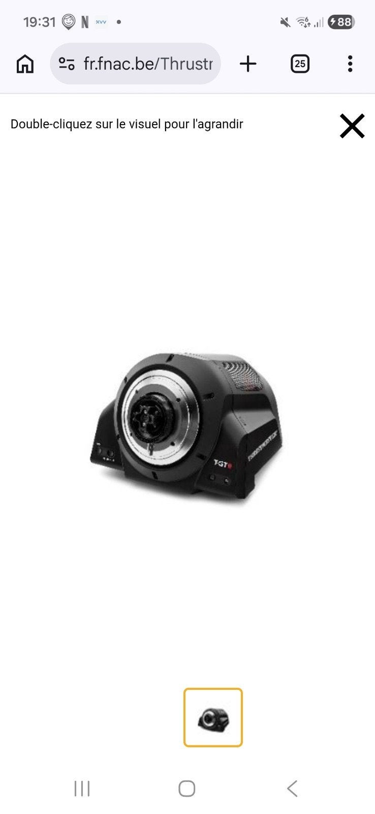 thrustmaster t-gt 2, Consoles de jeu & Jeux vidéo, Enlèvement ou Envoi, Comme neuf, Volant ou Pédales, PlayStation 4