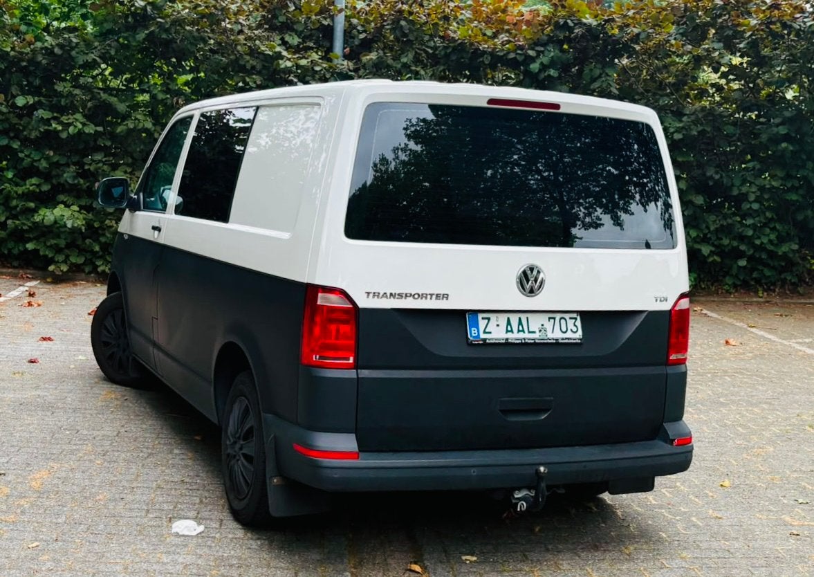 Vw transporter T6 2018 euro 6B zeer proper met wraping onder, Auto's, 4 deurs, Euro 6, Wit, Particulier