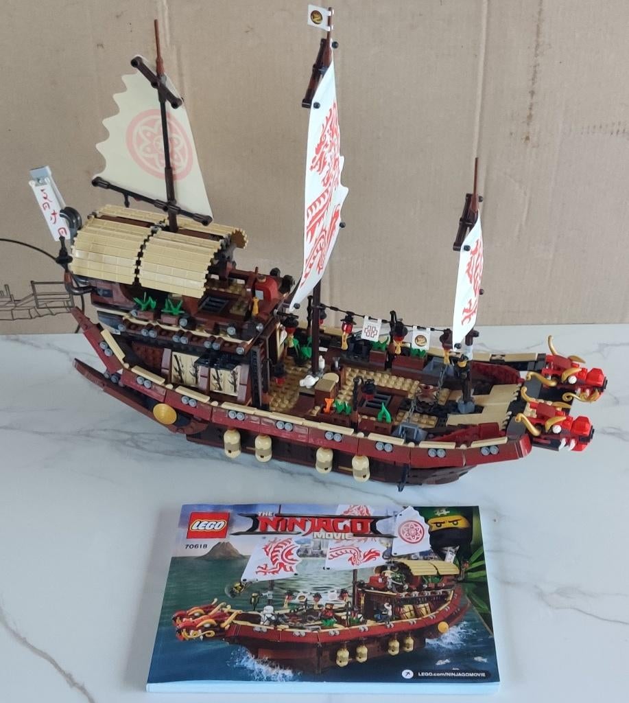 70618 LEGO Ninjago - Le QG des ninjas, Kinderen en Baby's, Speelgoed | Duplo en Lego, Gebruikt, Lego, Complete set, Ophalen of Verzenden