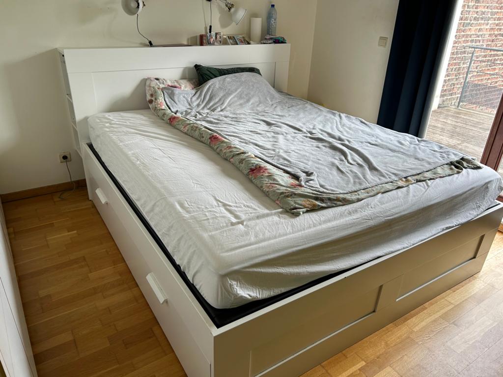 Ikea bed Brimnes, Enlèvement, Comme neuf