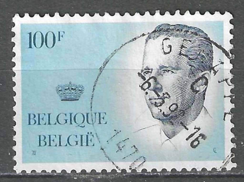 Belgie 1984 - Yvert/OBP 2137 - Koning Boudewijn (ST), Verzenden, Gestempeld, Gestempeld, Koninklijk huis