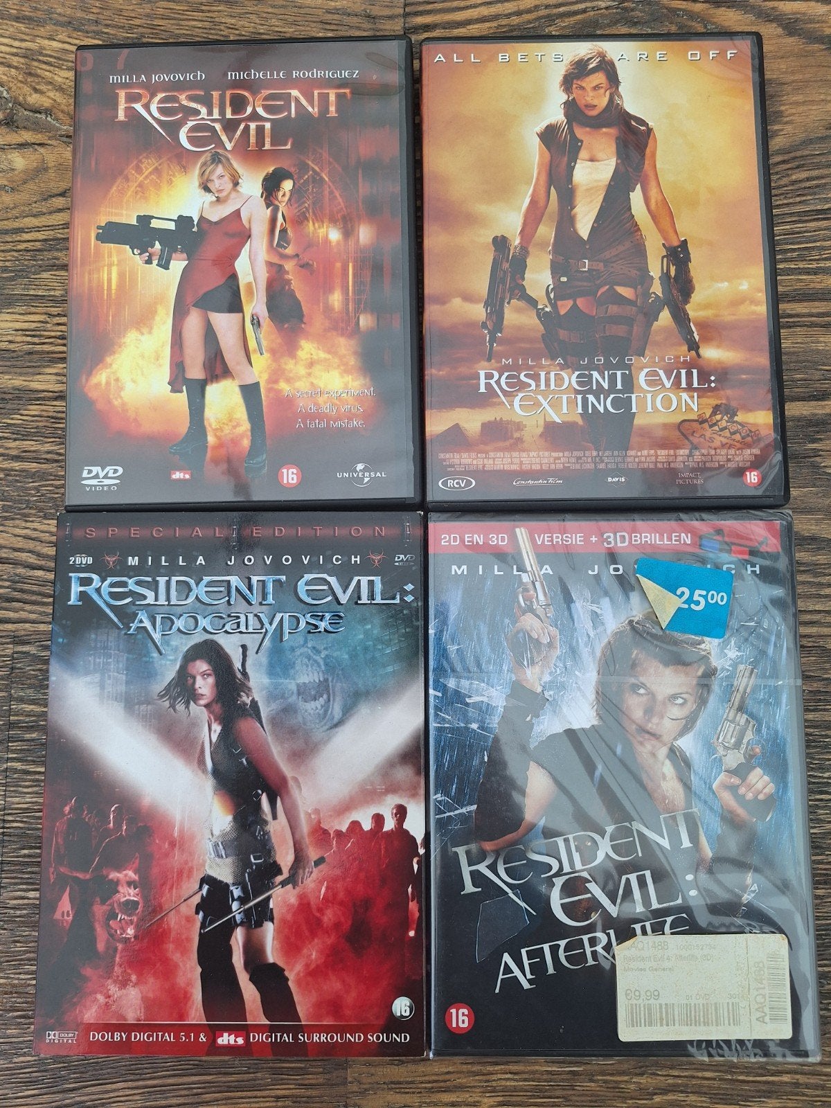 Resident Evil DVD Collectie (4 films), Enlèvement ou Envoi, Action