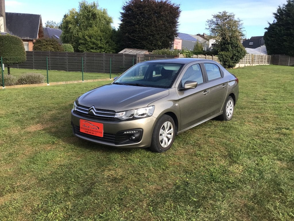 Citroen c-elysee *31000km* automaat, Stof, https://public.car-pass.be/vhr/cdc444bb-ded7-4594-99b9-b0f236911f55, Bedrijf, Zilver of Grijs