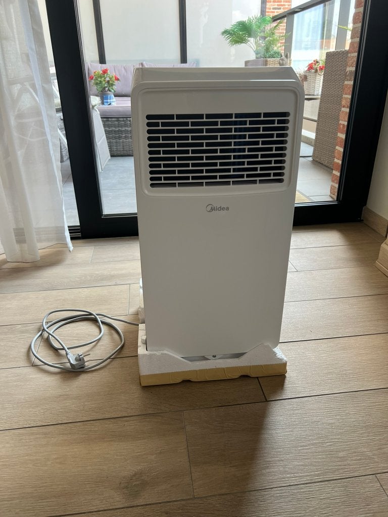 Midea mobiele air cooler 9000 BTU, Ophalen, Koelen en Ontvochtigen, Minder dan 60 m³, Timer