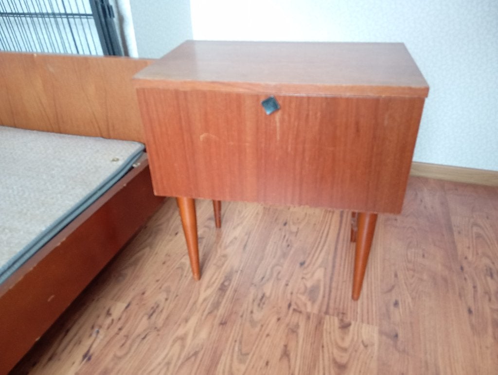 Retro slaapkamer, Ophalen, Gebruikt, Eenpersoons, Retro