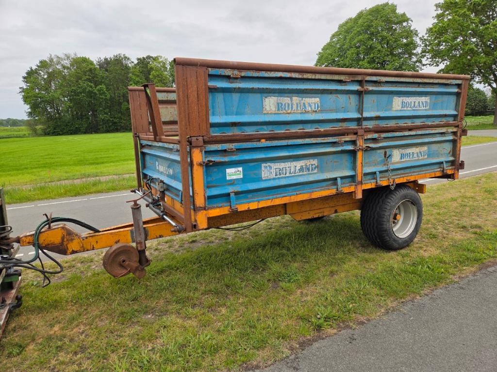 Rolland BH45 kipwagen, deuren achterzijde kipkar kipper, Ophalen