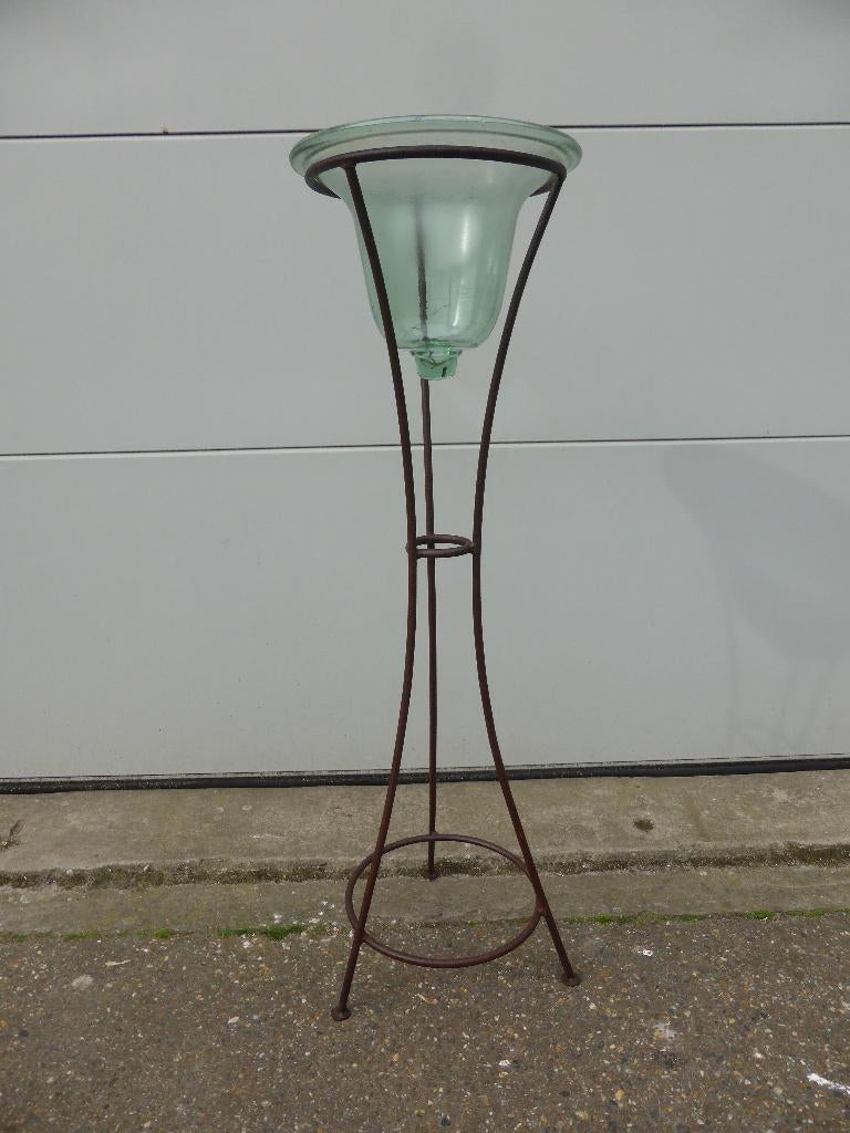 Glazen stolp met staander, Enlèvement, Comme neuf