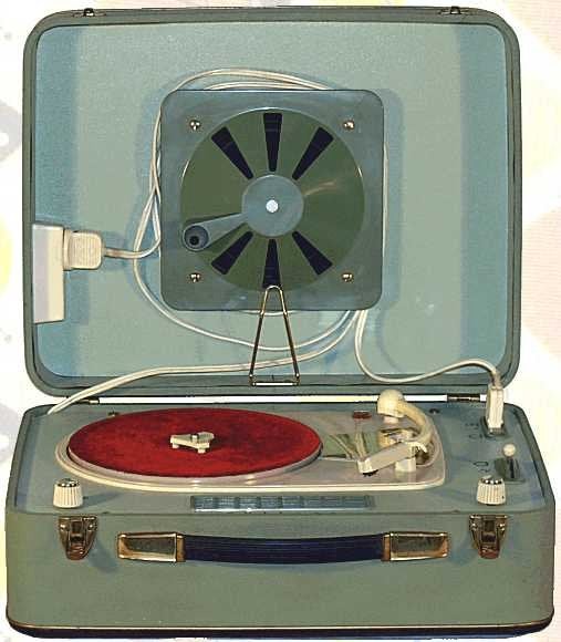 Philips AG906 draagbare platenspeler uit de jaren 60, Audio, Tv en Foto, Platenspelers, Ophalen, Zo goed als nieuw, Platenspeler