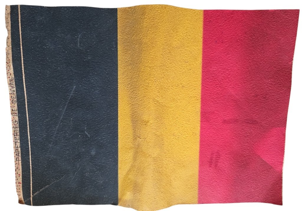britse/belgische ww2  bevreiding vlaggetje, Verzamelen, Ophalen of Verzenden