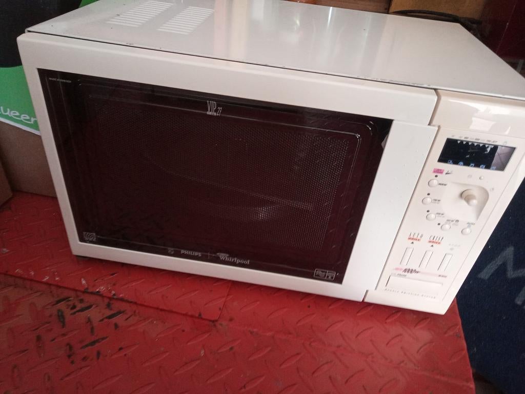 Gecombineerde magnetronoven/grill Philips 1000w, Elektronische apparatuur, Ophalen, Gebruikt, Draaiplateau, 45 tot 60 cm